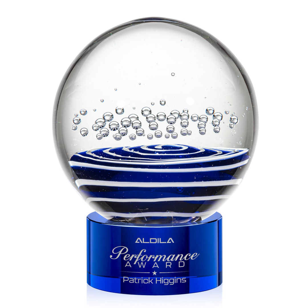 Tranquility Award on Marvel Base - Blue 6