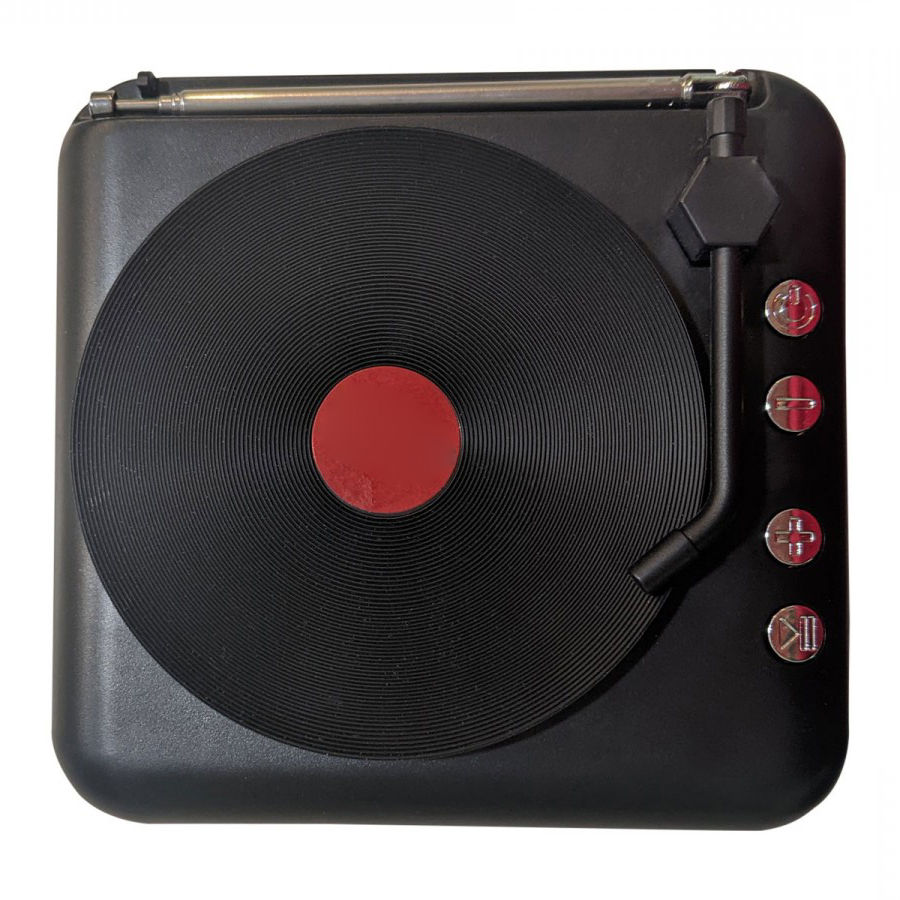 SonicWave Retro Record Player Shaped Bluetooth Speaker 6