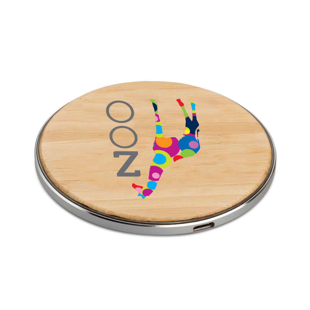 15W Fast Charging Bamboo Qi Wireless Charger 8