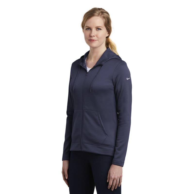 Nike Ladies Therma-FIT Full-Zip Fleece Hoodie., custom hoodie or sweatshirt with logo imprint 9