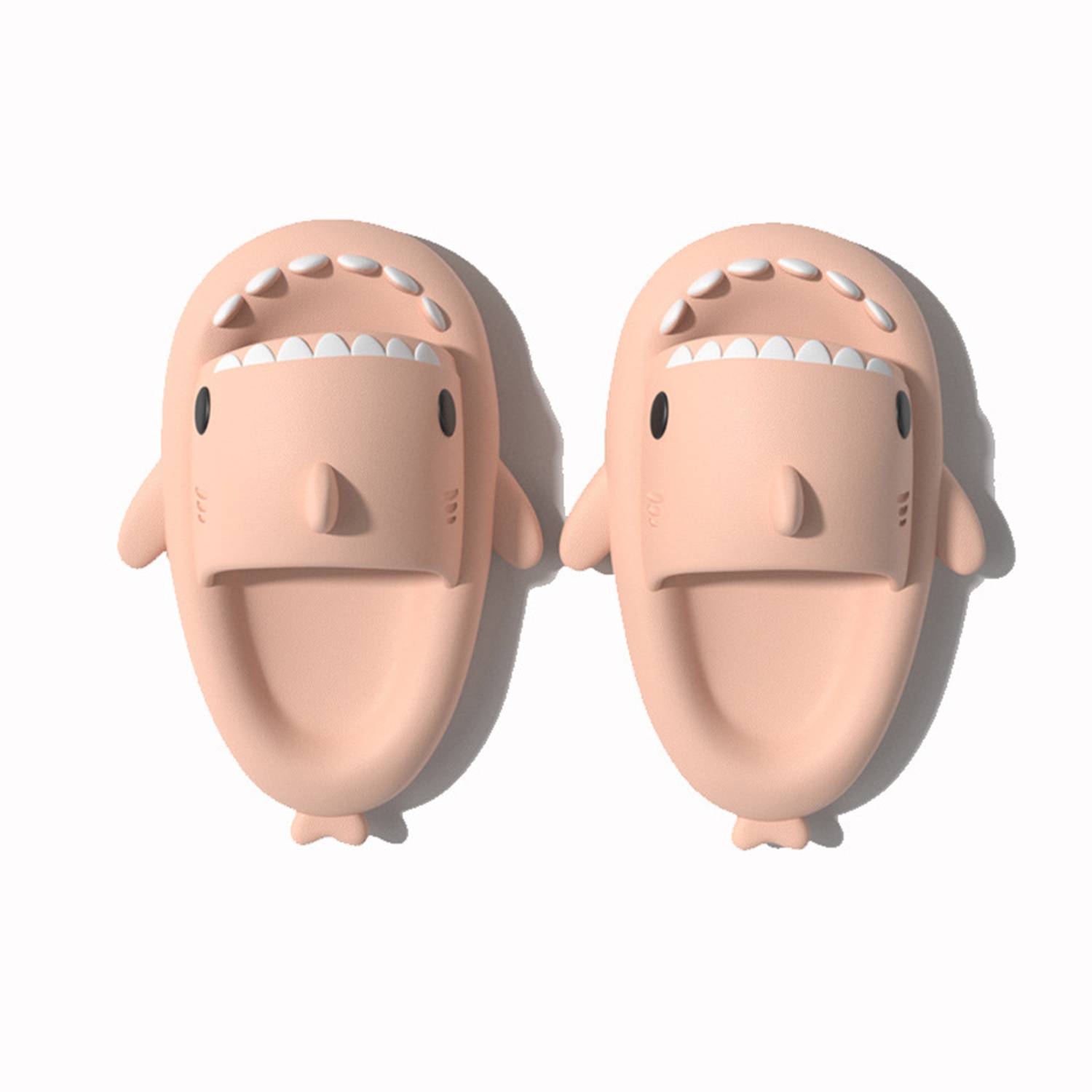 Indoor Non-slip Thick Sole Shark Slippers 9