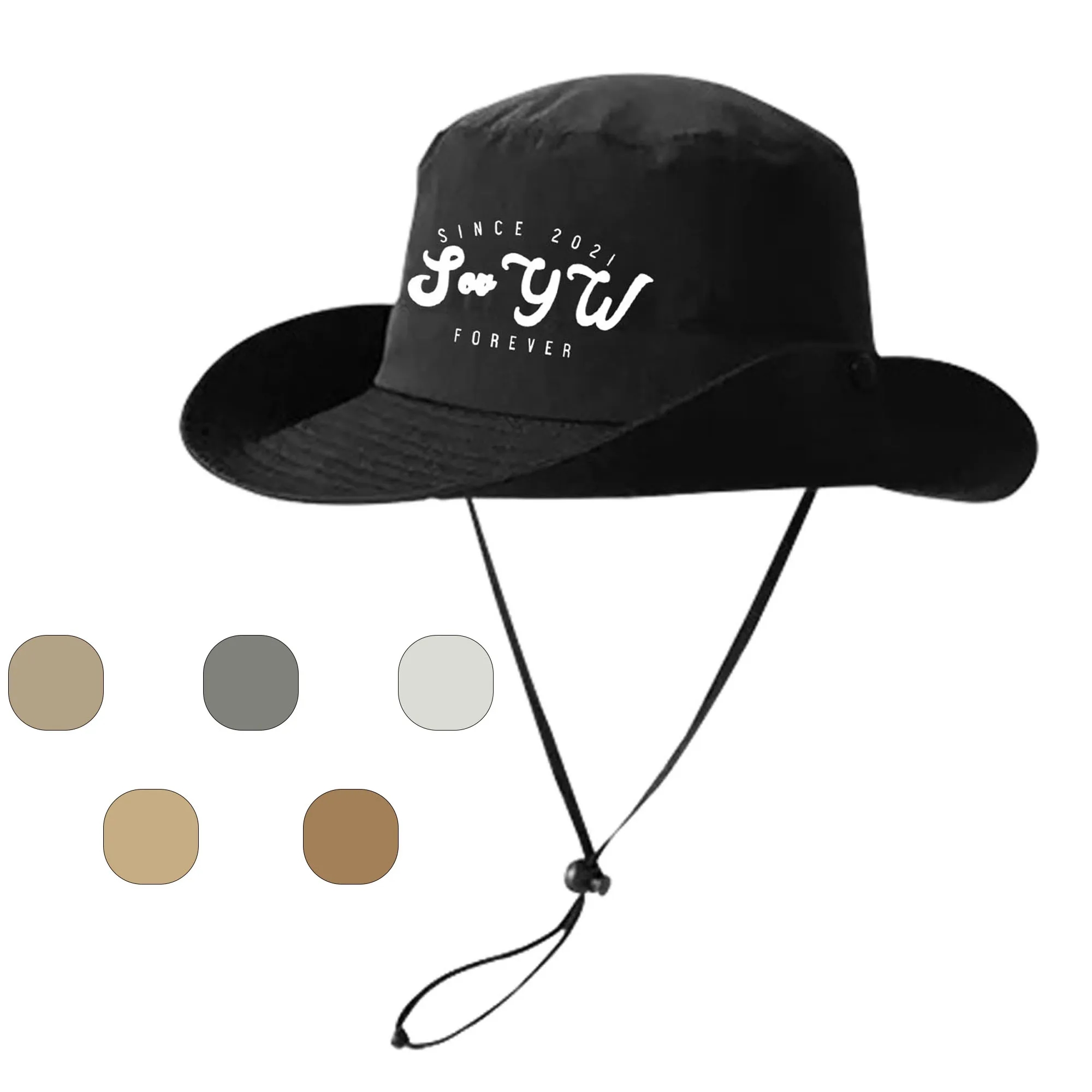 Outdoor Fishing Wide Brim Sun Bucket Hat 2