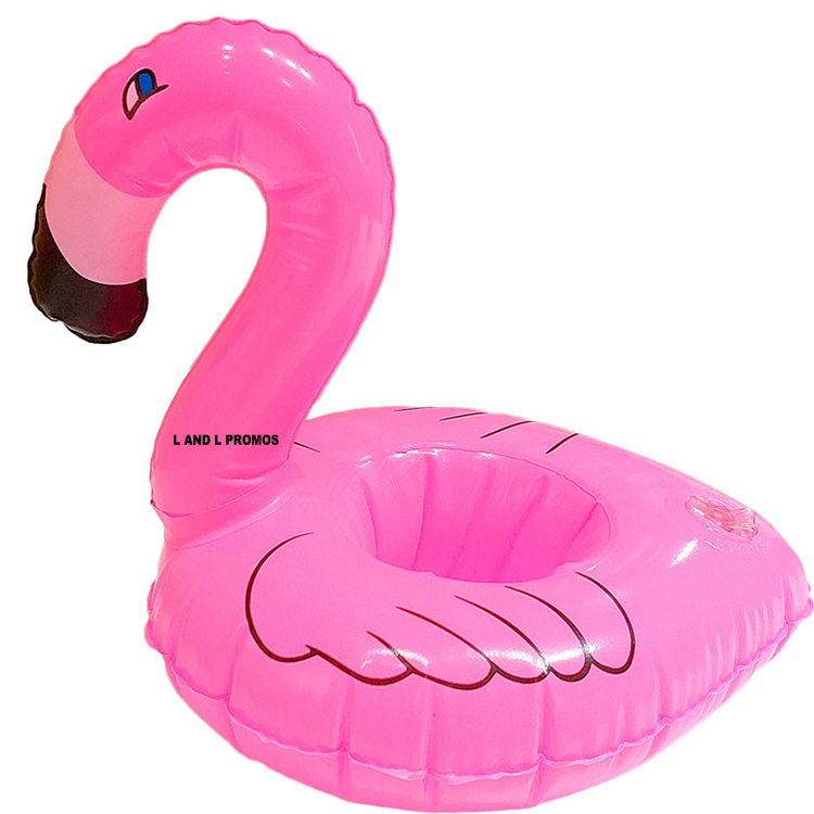 Inflatable Pink Flamingo Floating Coaster 1