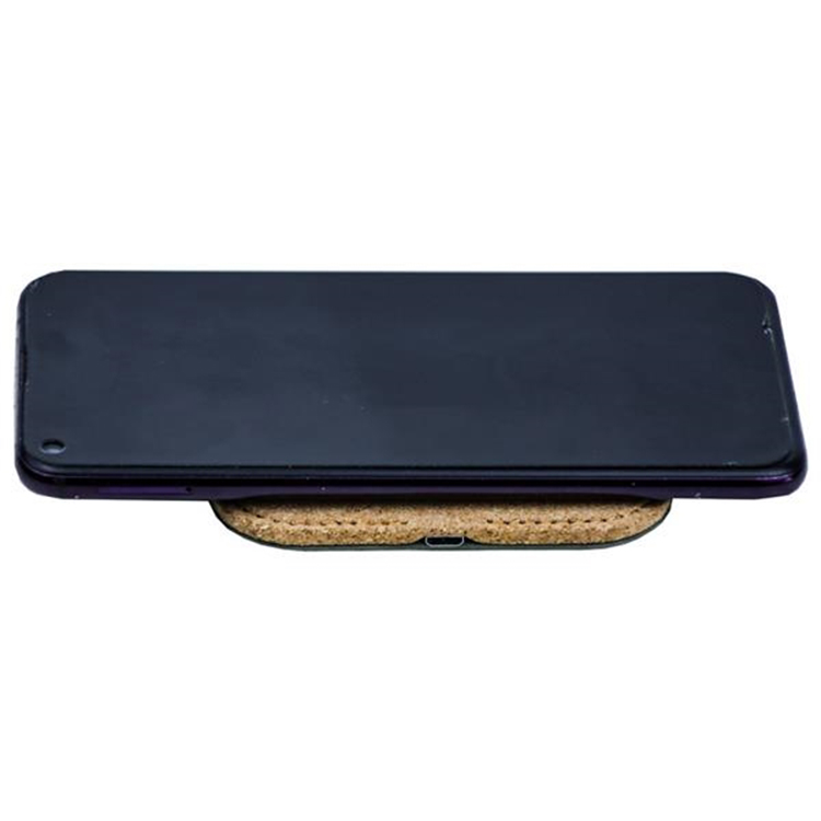 Eco-Friendly Square Cork Wireless Charger Pad 4