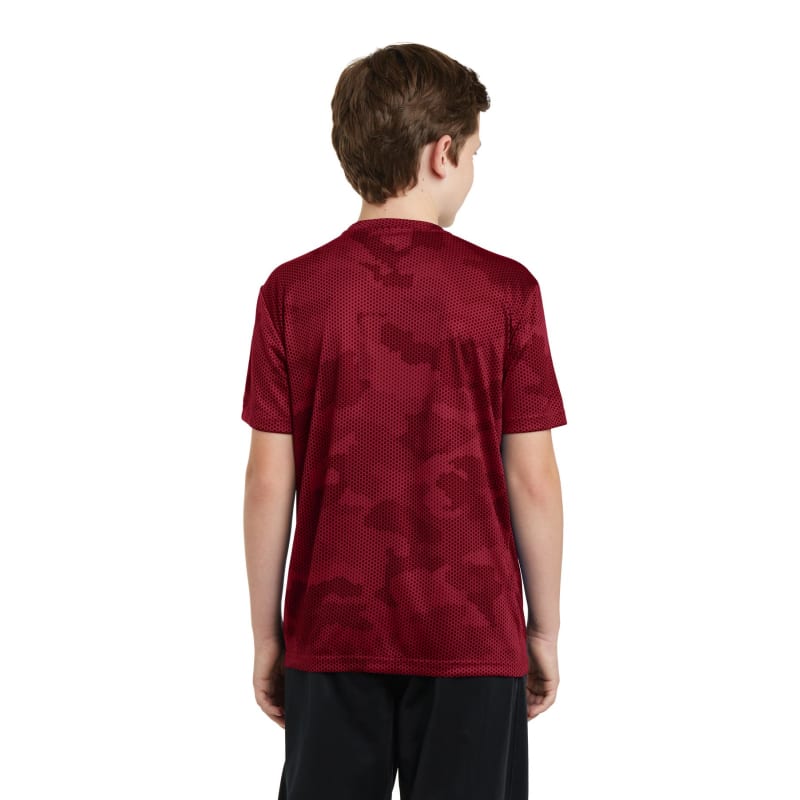 Sport-Tek Youth CamoHex Tee. 37