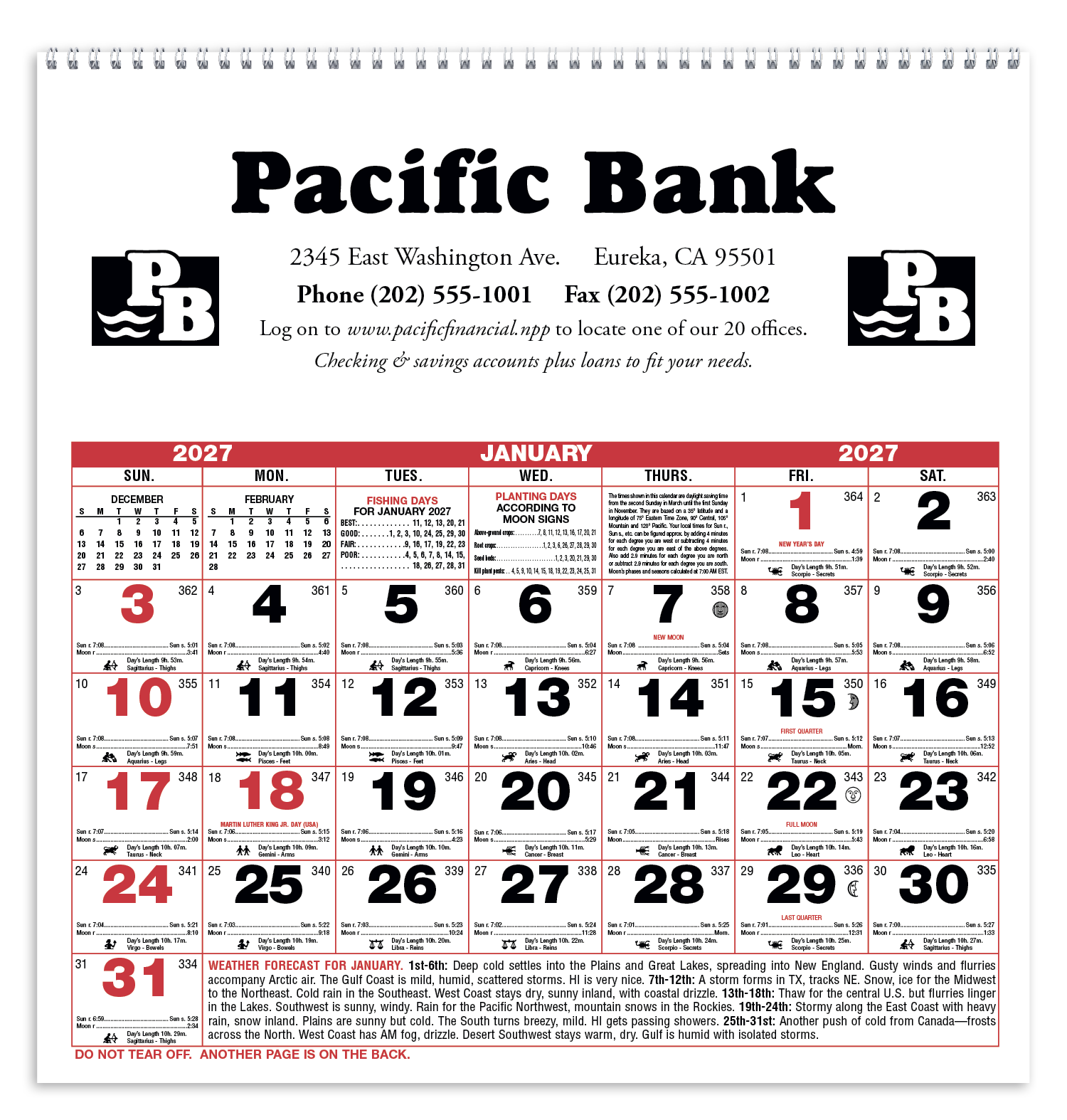 Triumph® Calendars Small Almanac 1