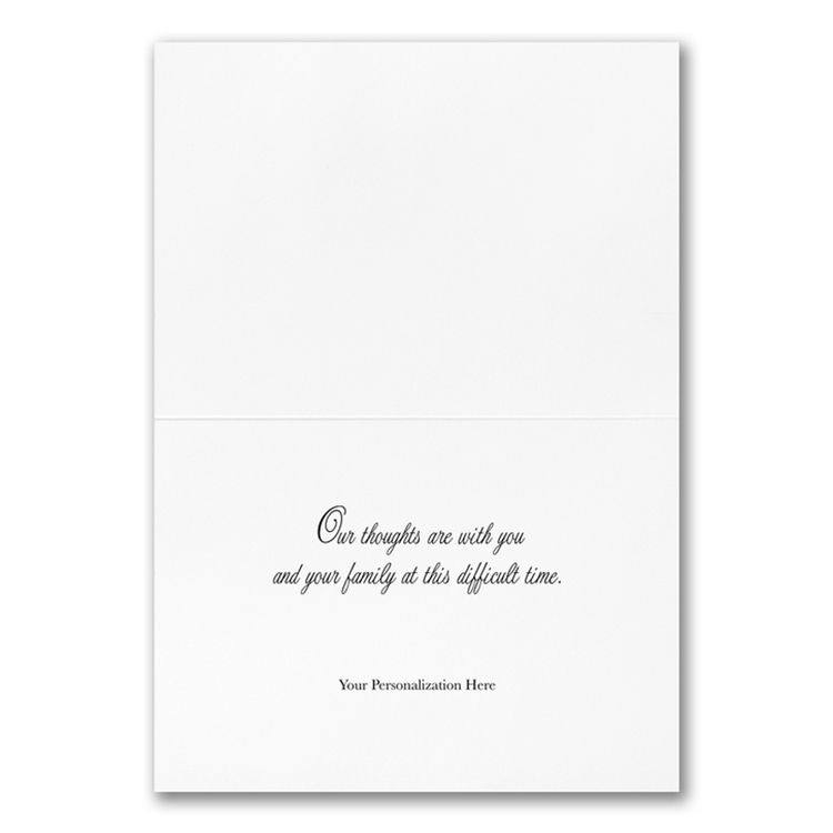 Peace and Comfort Sympathy Card 3