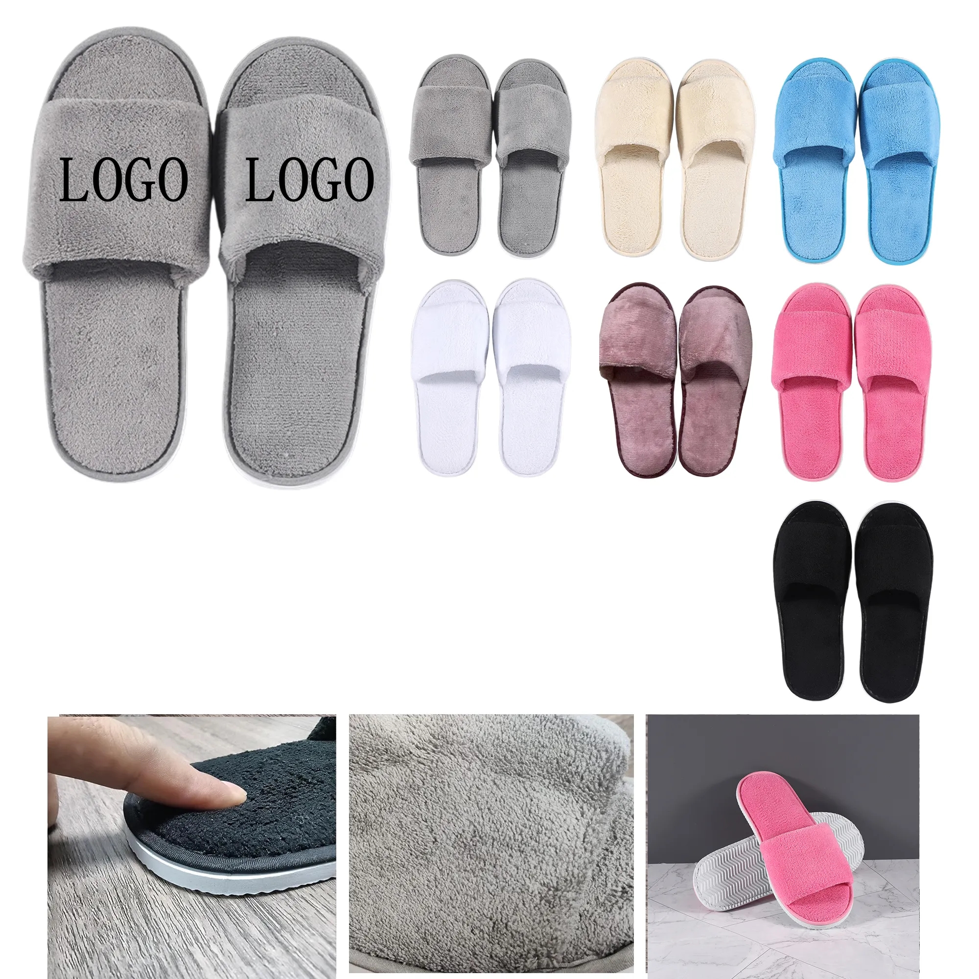 Thick Non Slip Velvet Slippers 4
