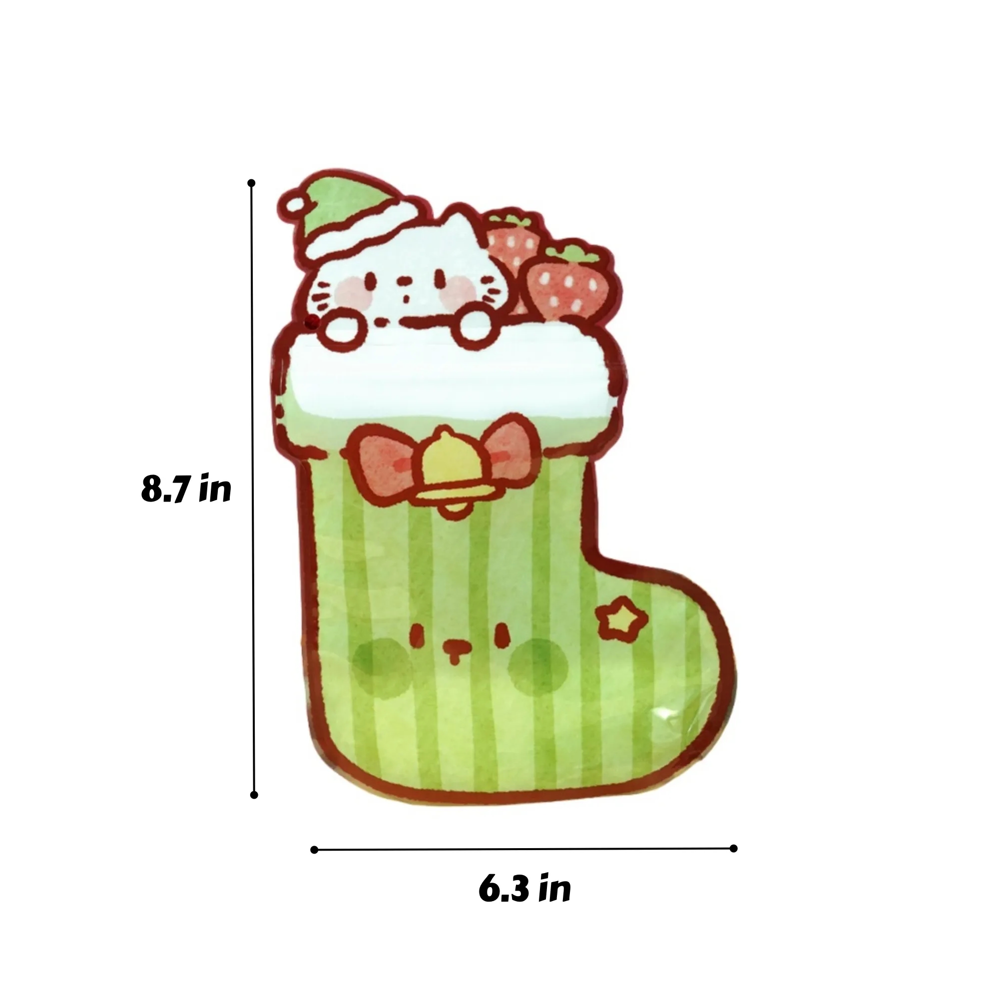 Christmas Stocking Gift Bag Candy Resealable Pouch 2