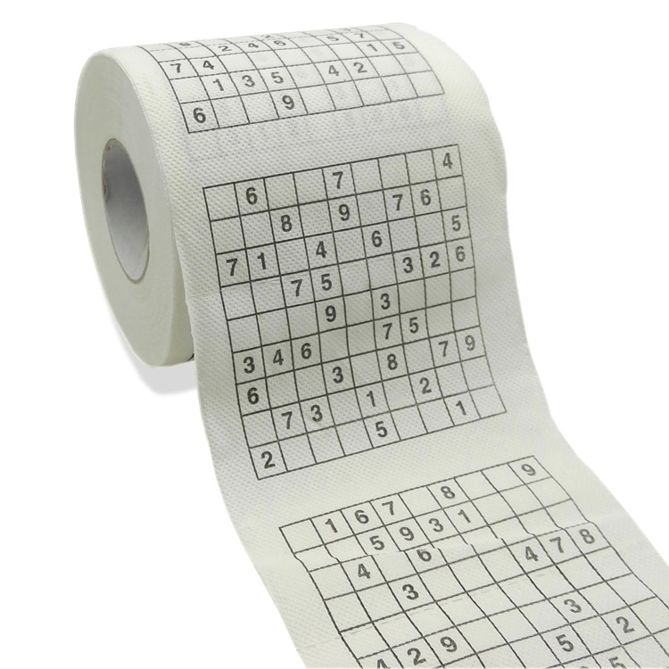 Custom Sudoku Printed Toilet Paper 3