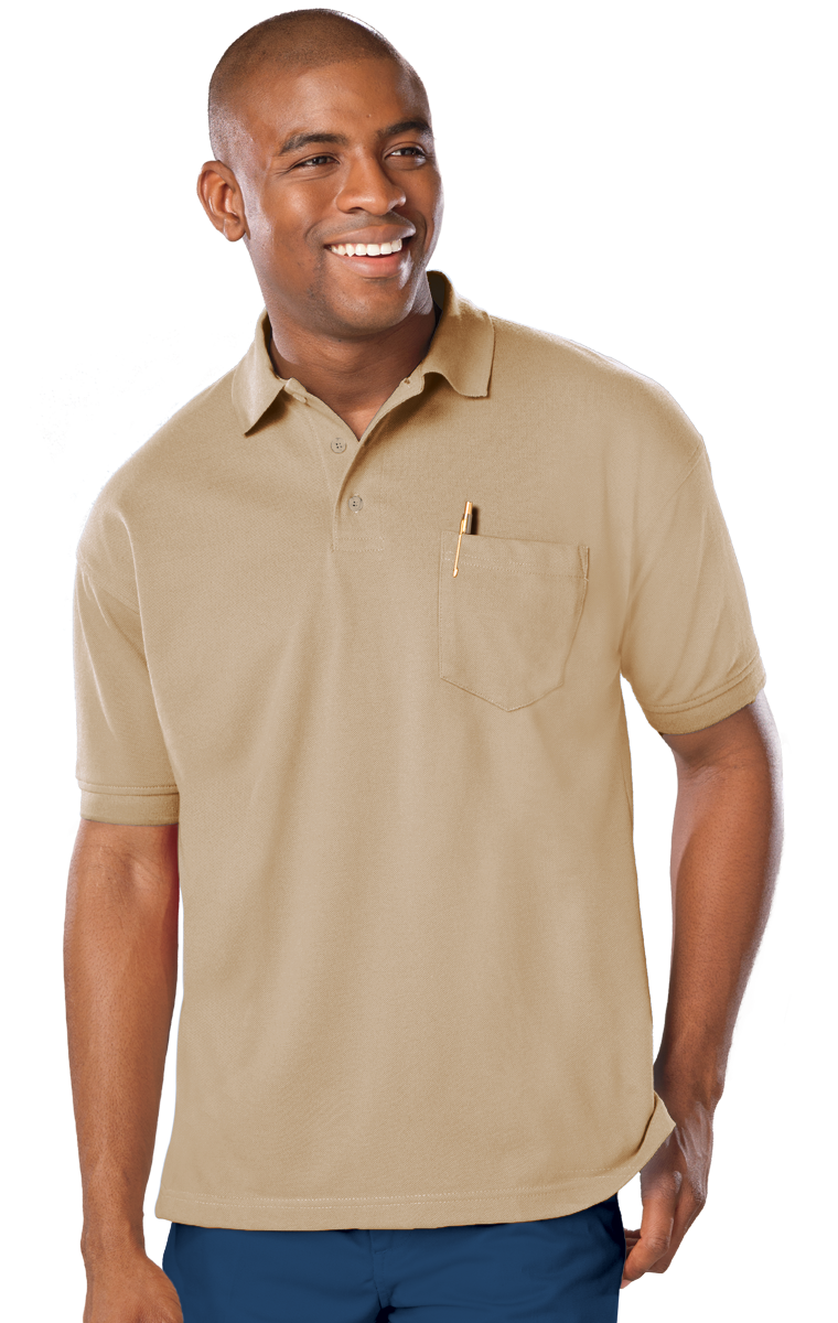 Adult Soft Touch Short-Sleeve Pocket Polo 10