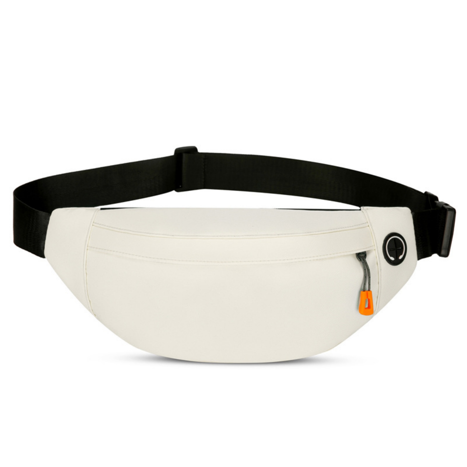 Crossbody Fanny Pack Large Waist Bag with Headphone Hole and Adjustable Strap 2