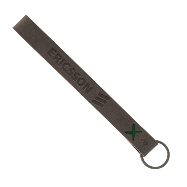 Hayward Leather Wrist Keychain with Metal Split-Ring 71