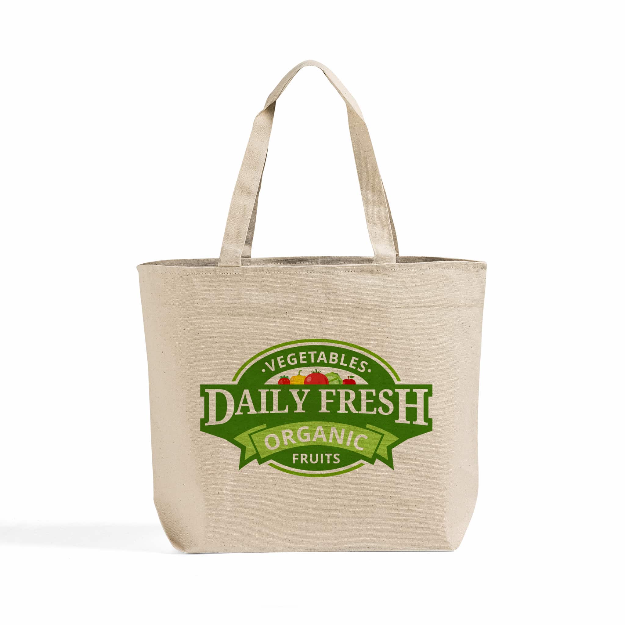 Zip & Go Canvas Tote Bag 18