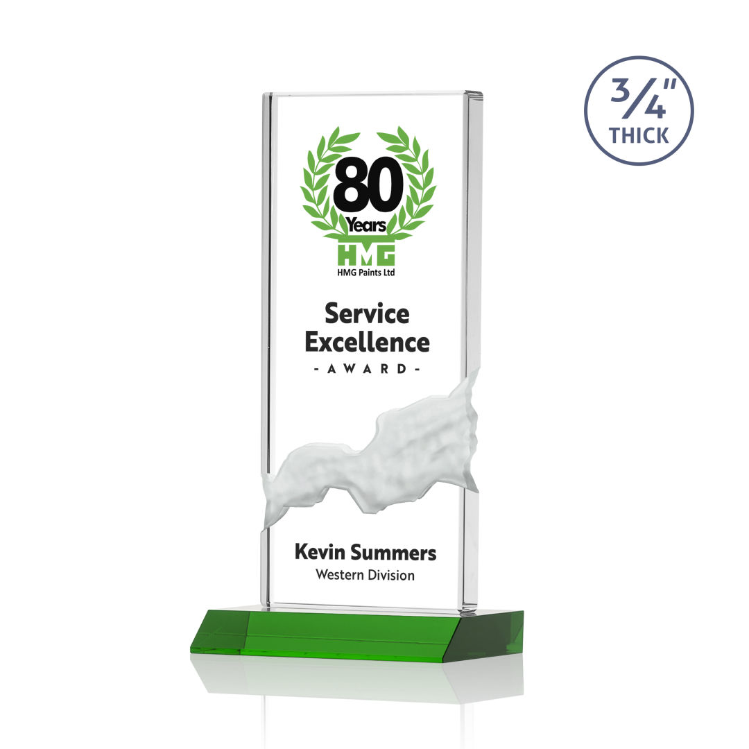 Poole VividPrint™ Award - Green 14