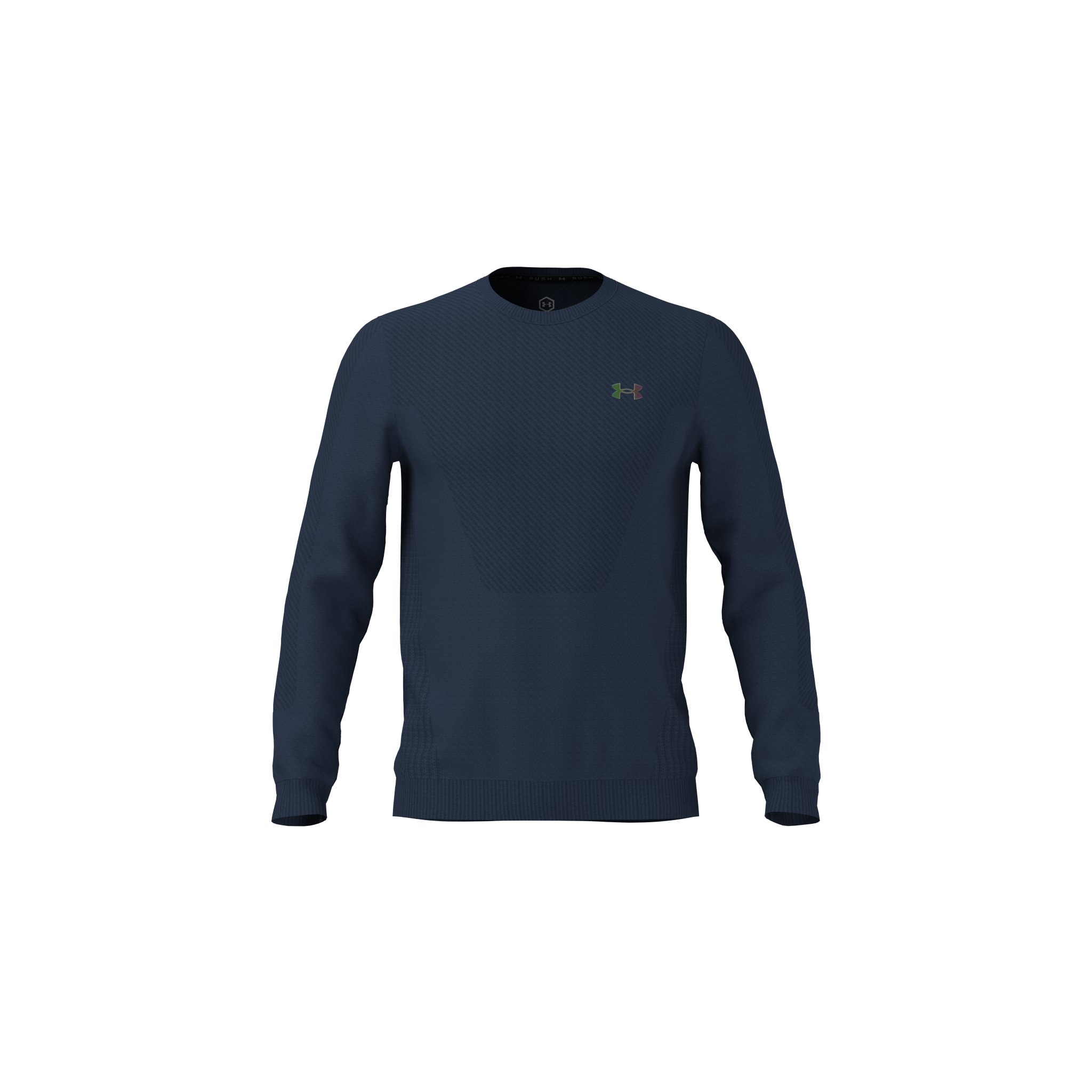 Men's UA RUSH HeatGear Seamless Crew 3