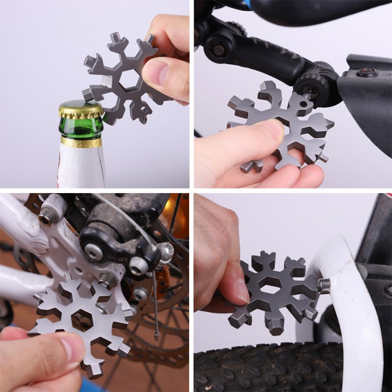 Snowflake 18-in-1 Portable Outdoor Wrench Tool 9