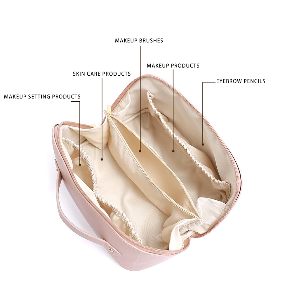 PU high-end multi-layer makeup bag 4