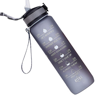 Giotto 32oz Leakproof BPA Free Drinking Water Bottle / Time Marker Straw 7