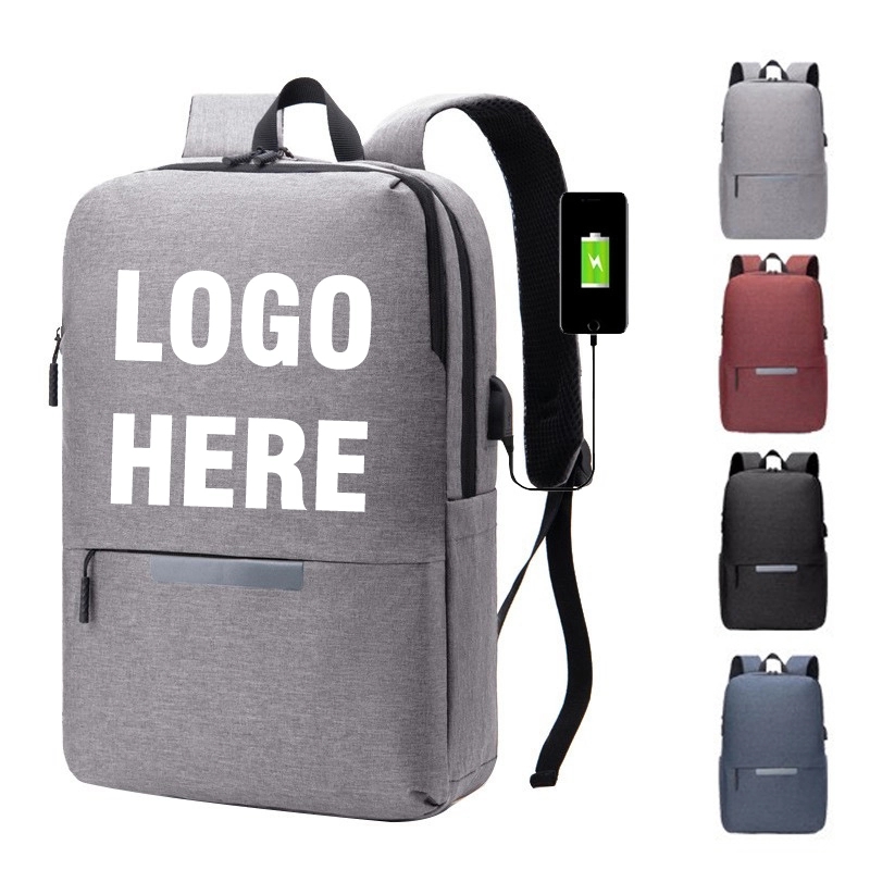 Custom Laptops Backpack with USB Charging Port 1