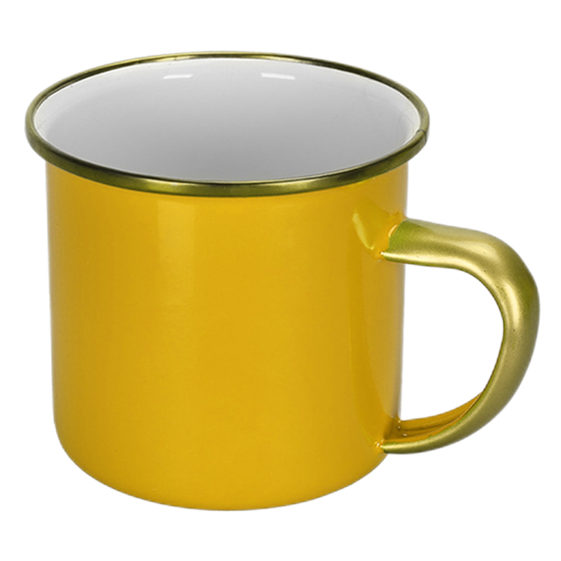 12 Oz Rimmed Enamel Campfire Mug 3