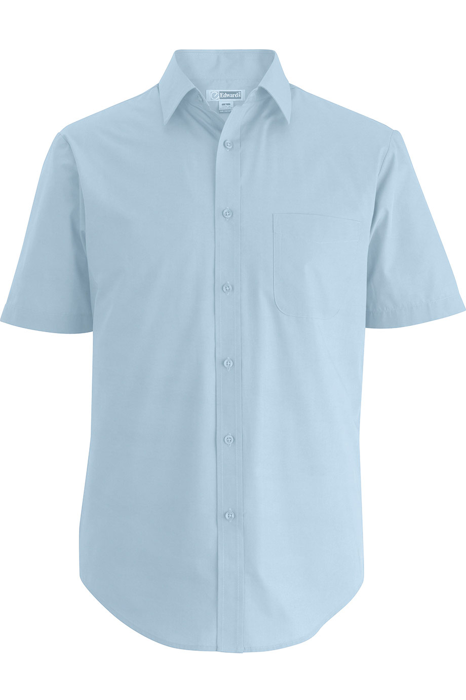 Mens Essential Broadcloth Shirt Short Sleeve 2