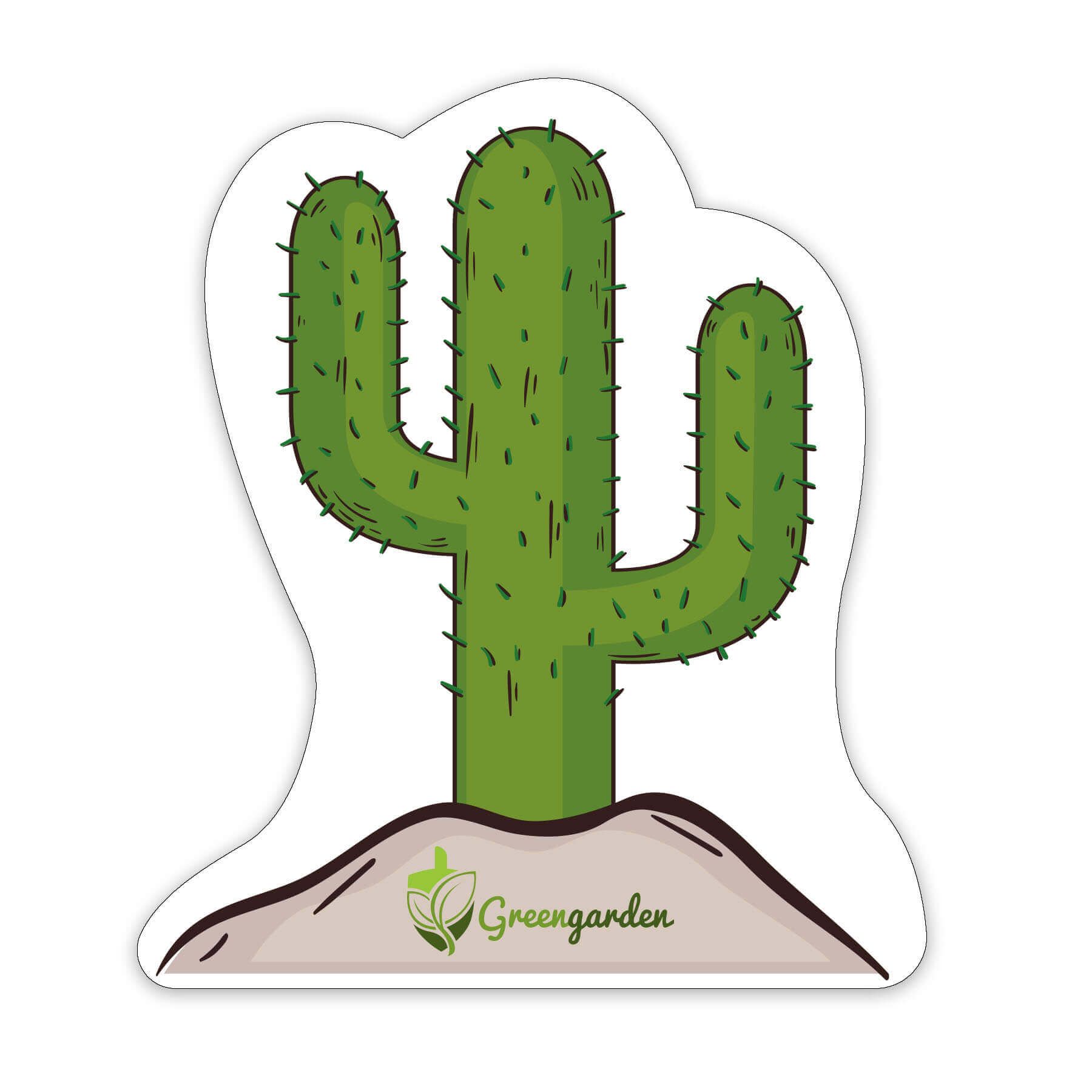 Cactus Shaped NoteKeeper™ Magnet 35 Mil 9