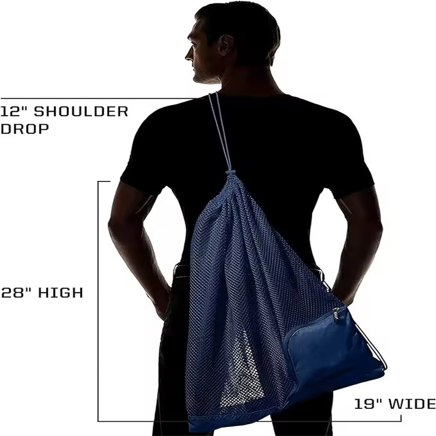 Unisex Adult Ventilator Mesh Equipment Bag 4