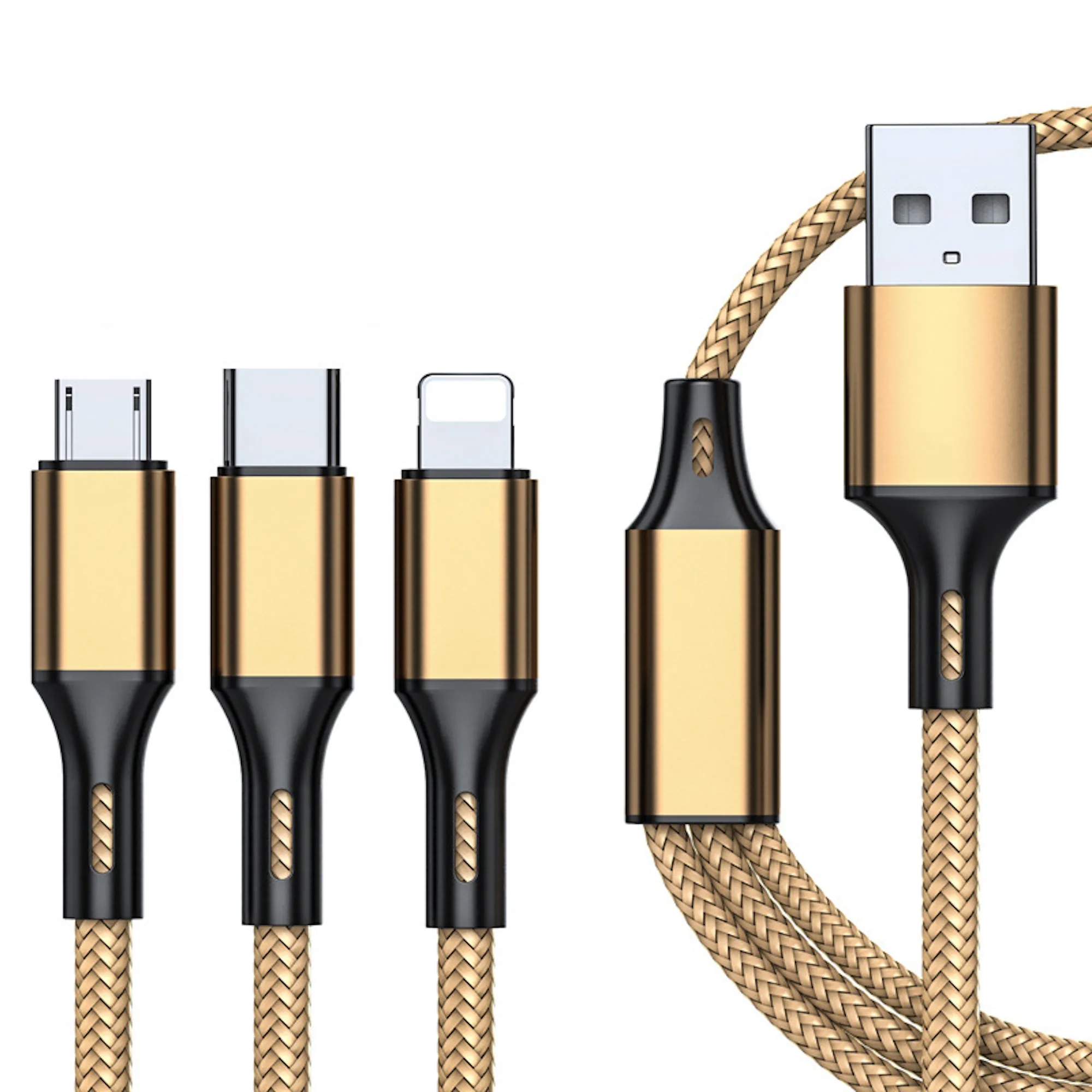 3 in 1 Fast Charging Cables Keyring 4