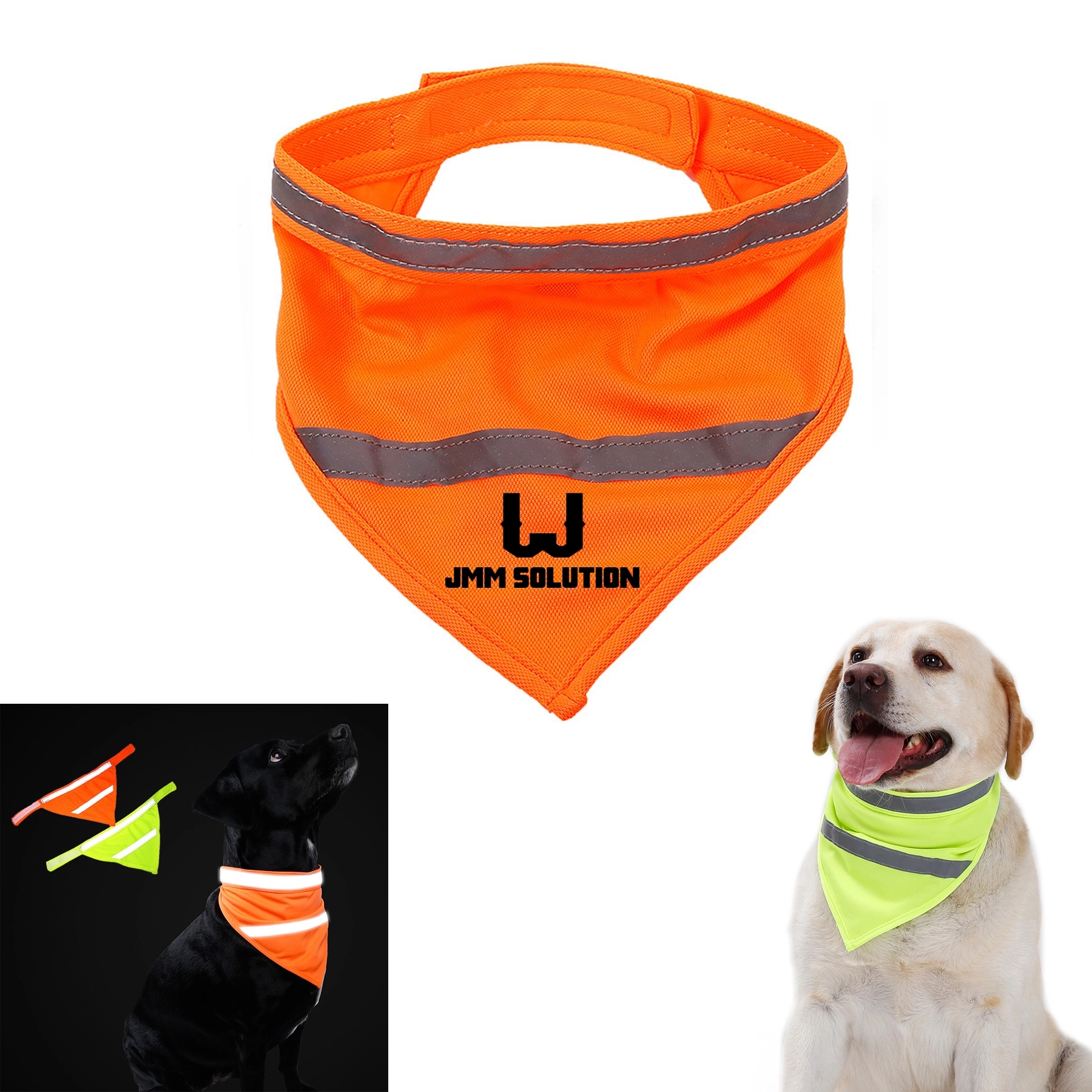 Reflective Dog Bandanas 1