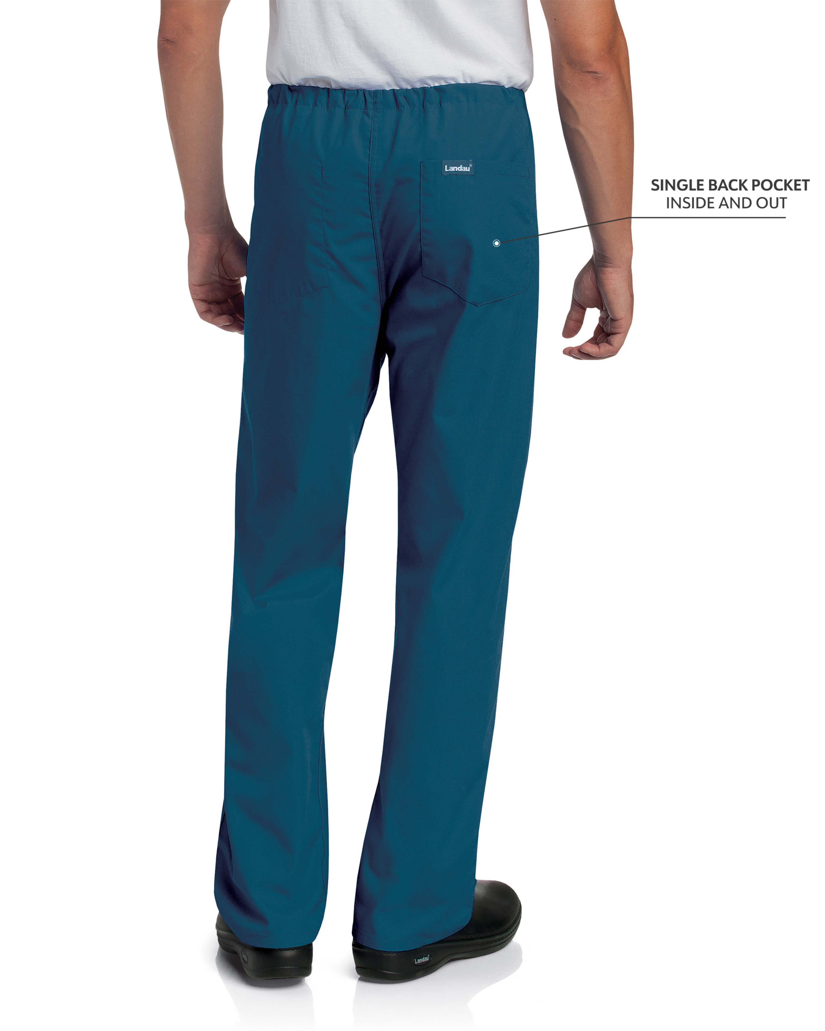 Landau - Essentials - Unisex One-Pocket Reversible High-Rise Waist Pant 42