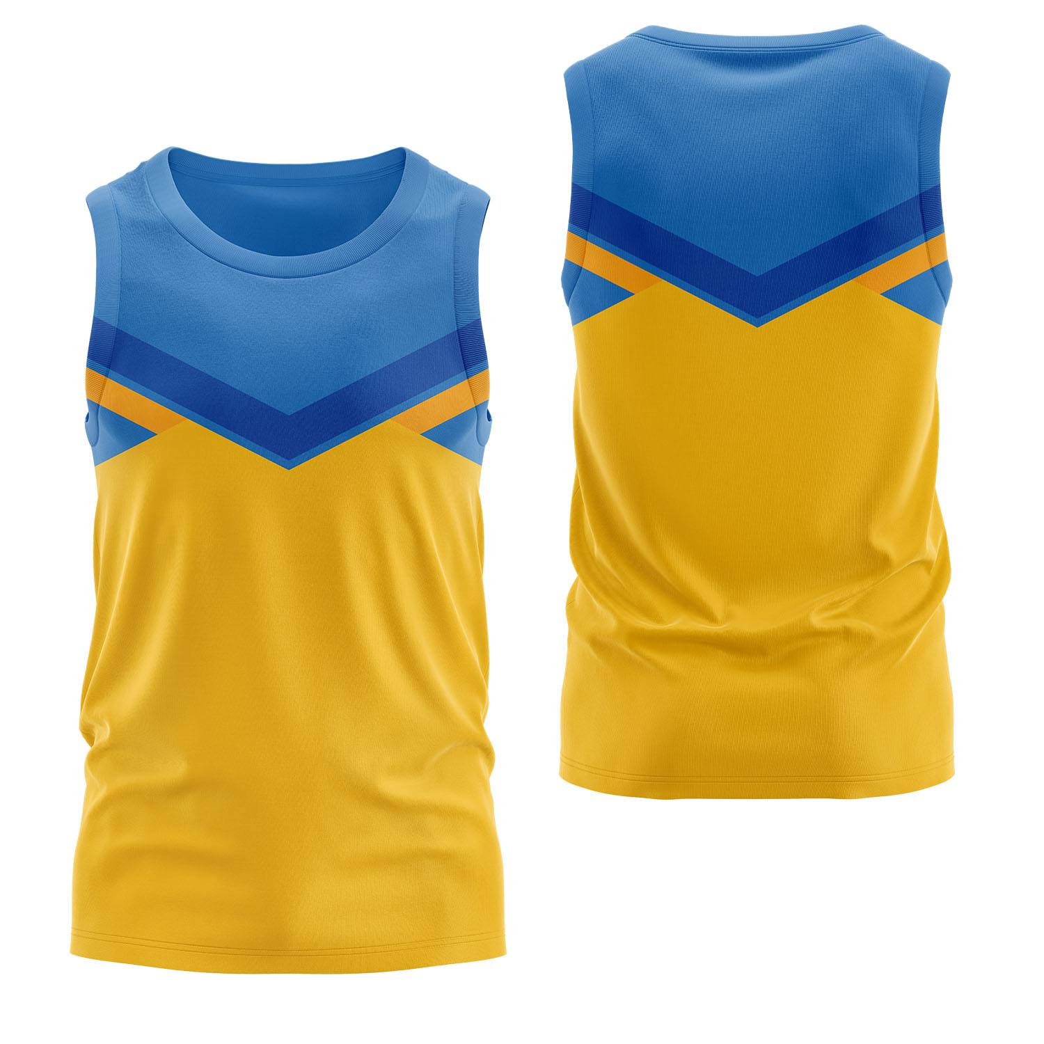 Unisex 160 GSM Football Mesh Performance Sublimation Sleeveless Tank Tops 2