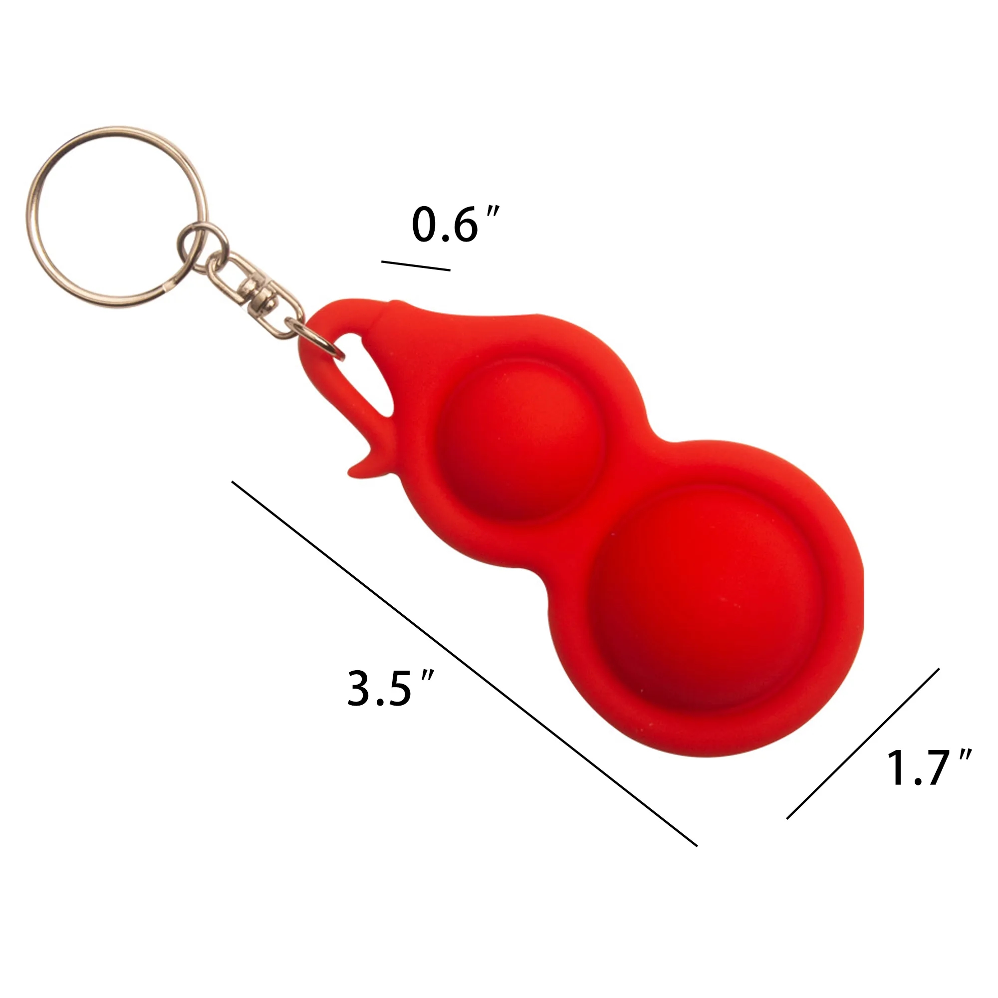 Dimple Gourd Shape Key Chain Fidget Toy 7