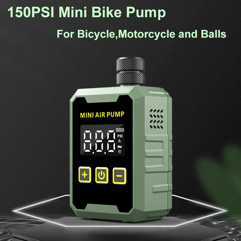 Digital Electric Bike Air Pump for Bicycle, Motorcycle,Ball 2