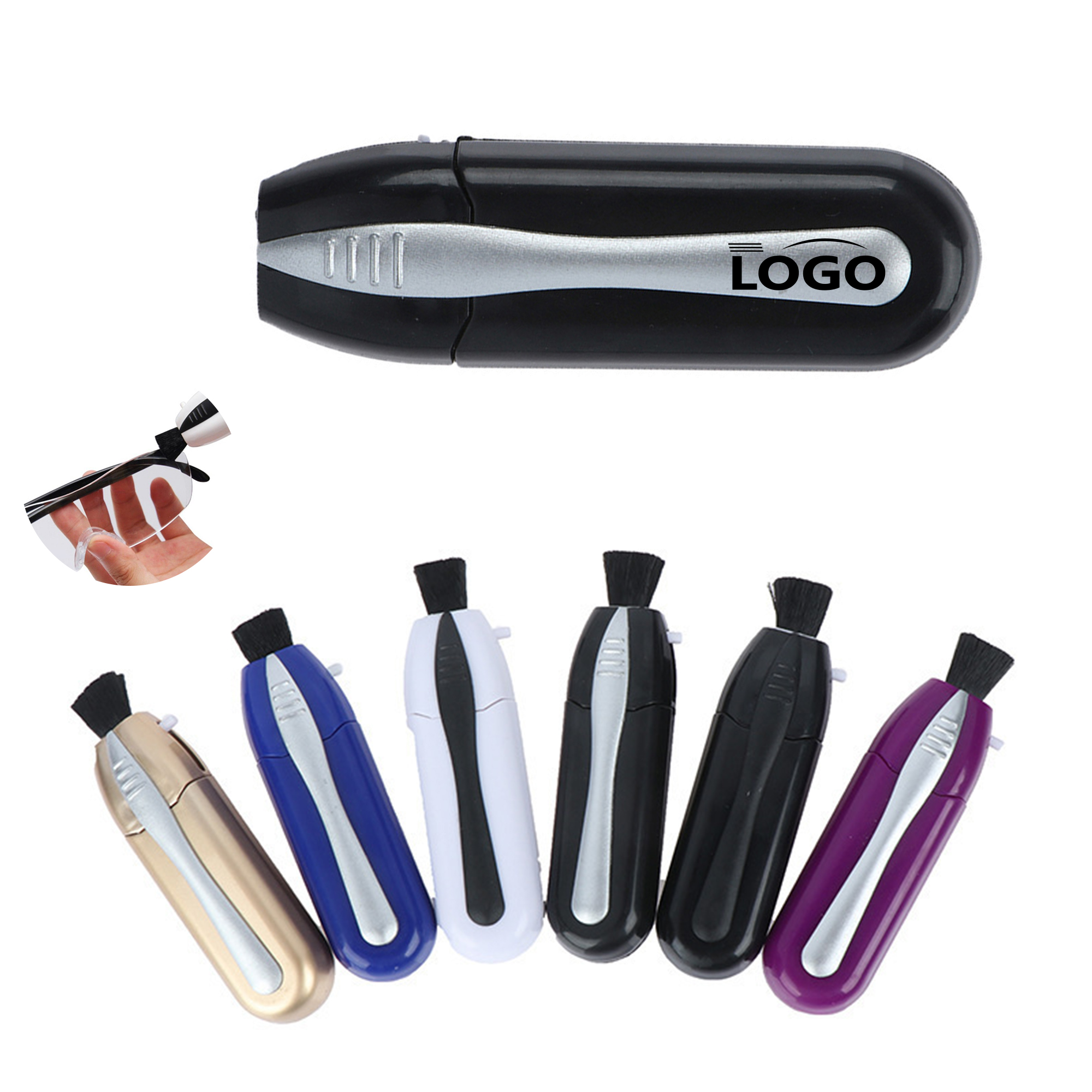Compact ABS Glasses Cleaning Brush 2