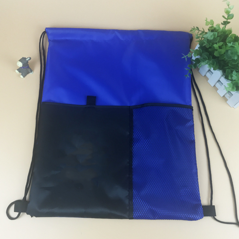 Drawstring Backpack w/ Two Pockets 4