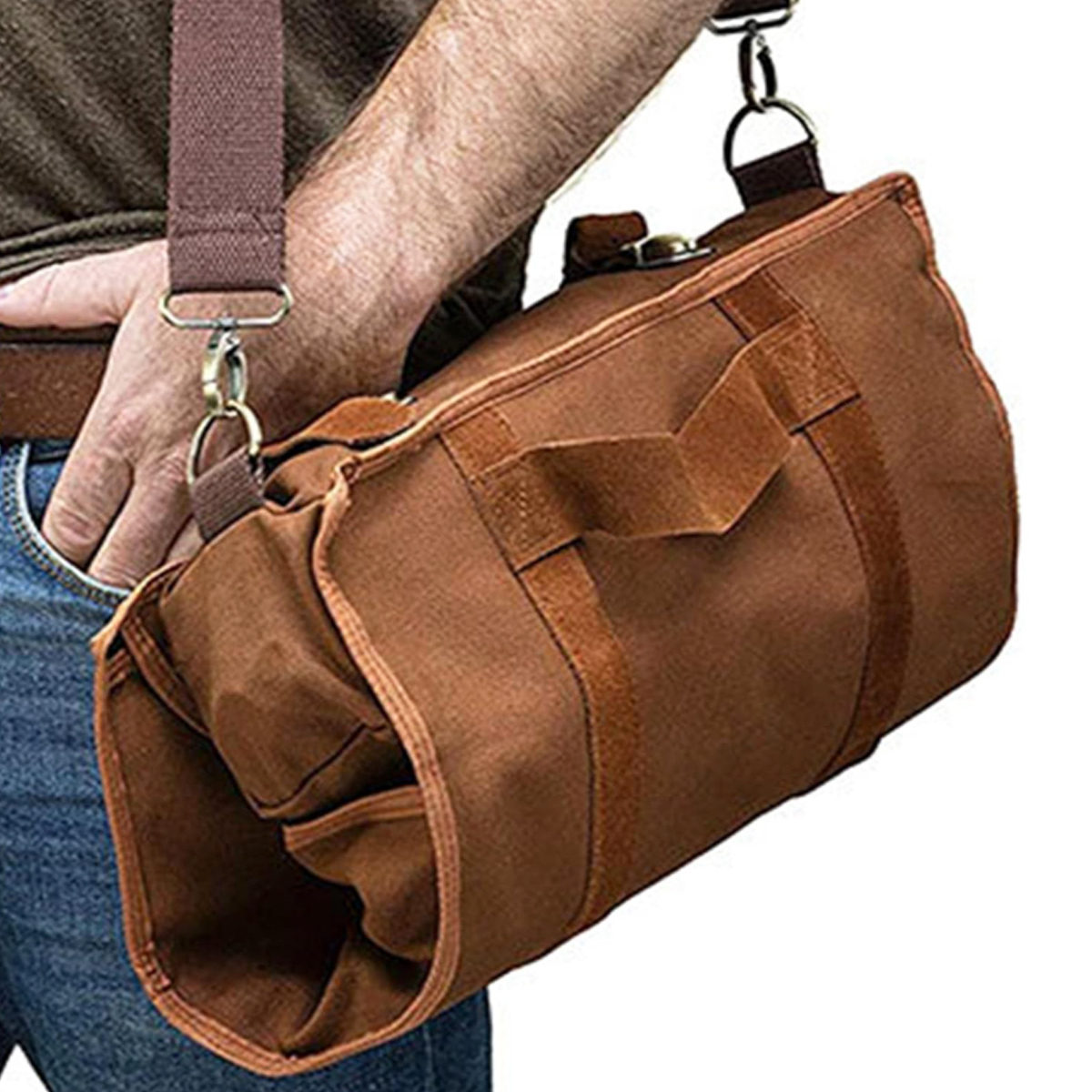Canvas Bartender Tool Roll Bag Organizer 7