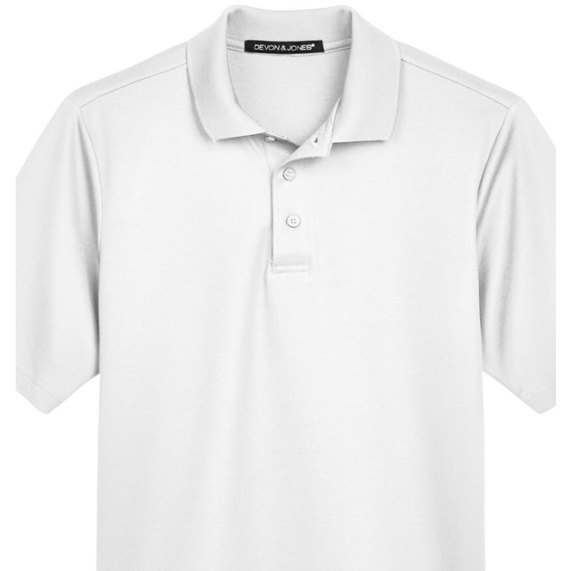 Devon & Jones CrownLux Performance™ Men's Tall Plaited Polo 17