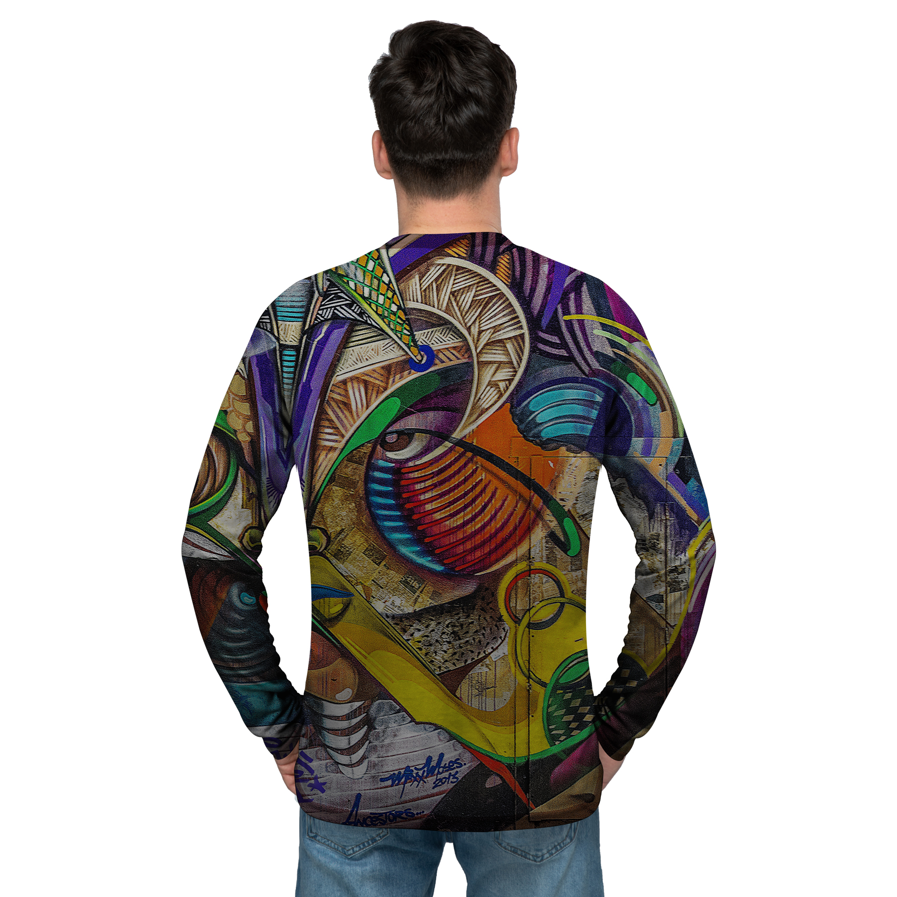 Custom Full Color Dye Sublimation Long Sleeve T-Shirt 7