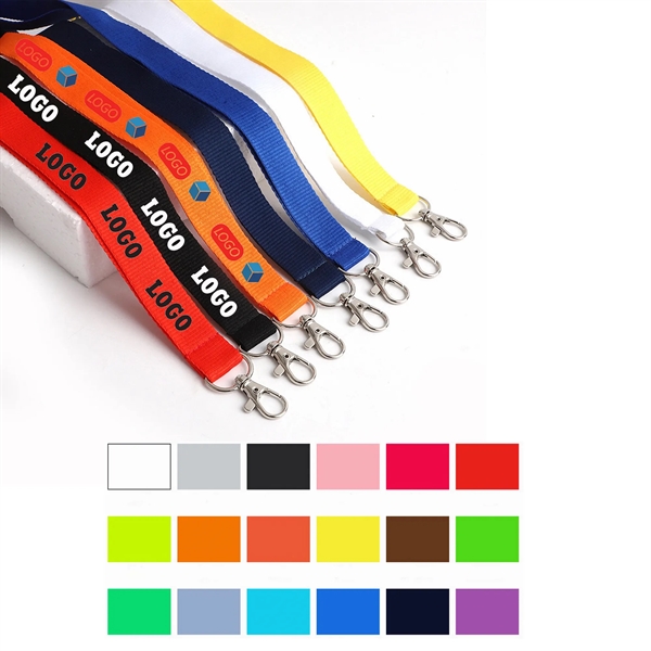MOQ100 Full Color Polyester Neck Lanyard 1