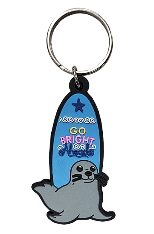 Custom 2D PVC Key Tag - USA Made 25