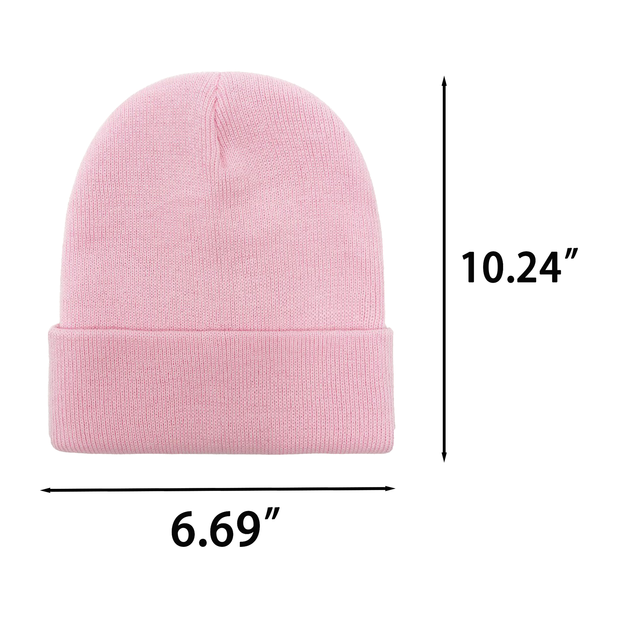 Embroidered Thick Knit Hat 3