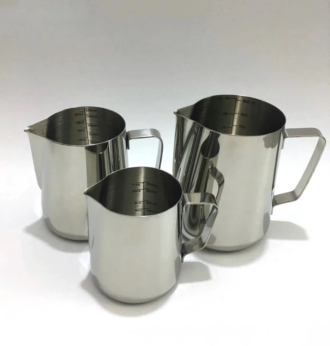 20 Oz Espresso Coffee Milk Frothing Pitcher, Stainless Steel 6