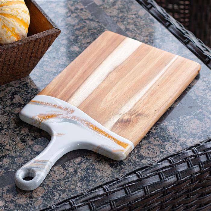 Medium Rectangle Acacia Board With Handle 41