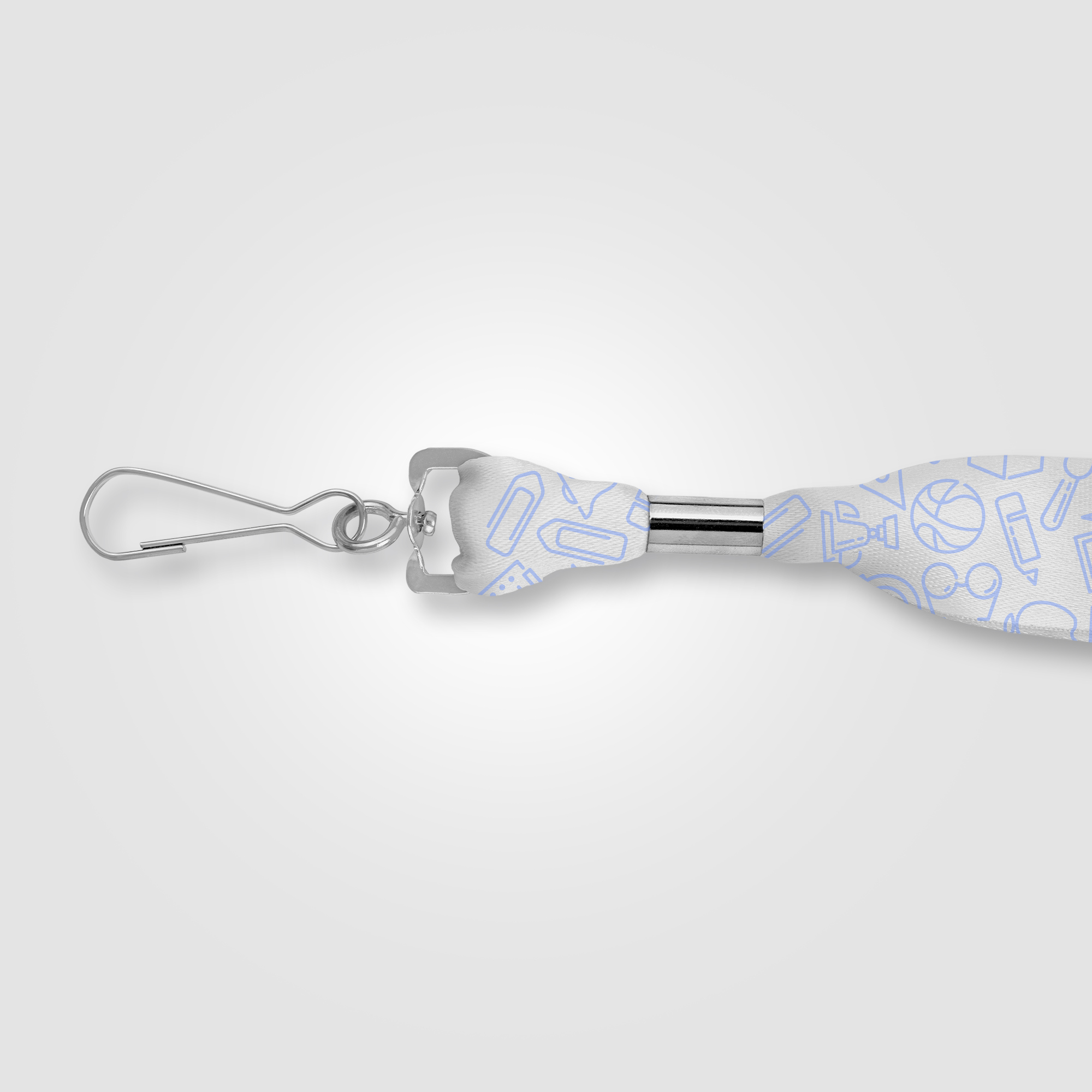 Orris rPET J Hook Breakaway Lanyard - 36" x 1" 10