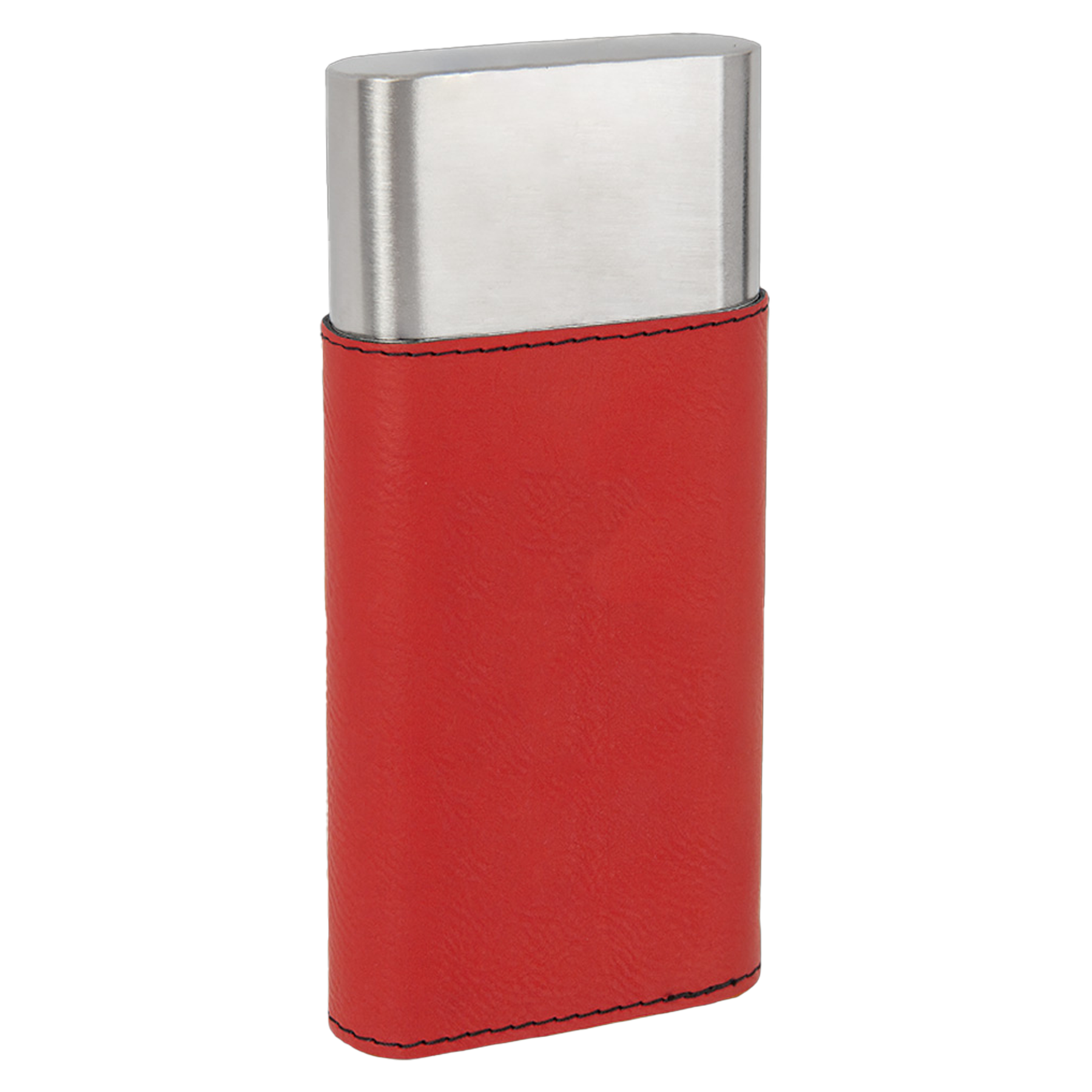 Red Leatherette Cigar Case w/ Cutter 4