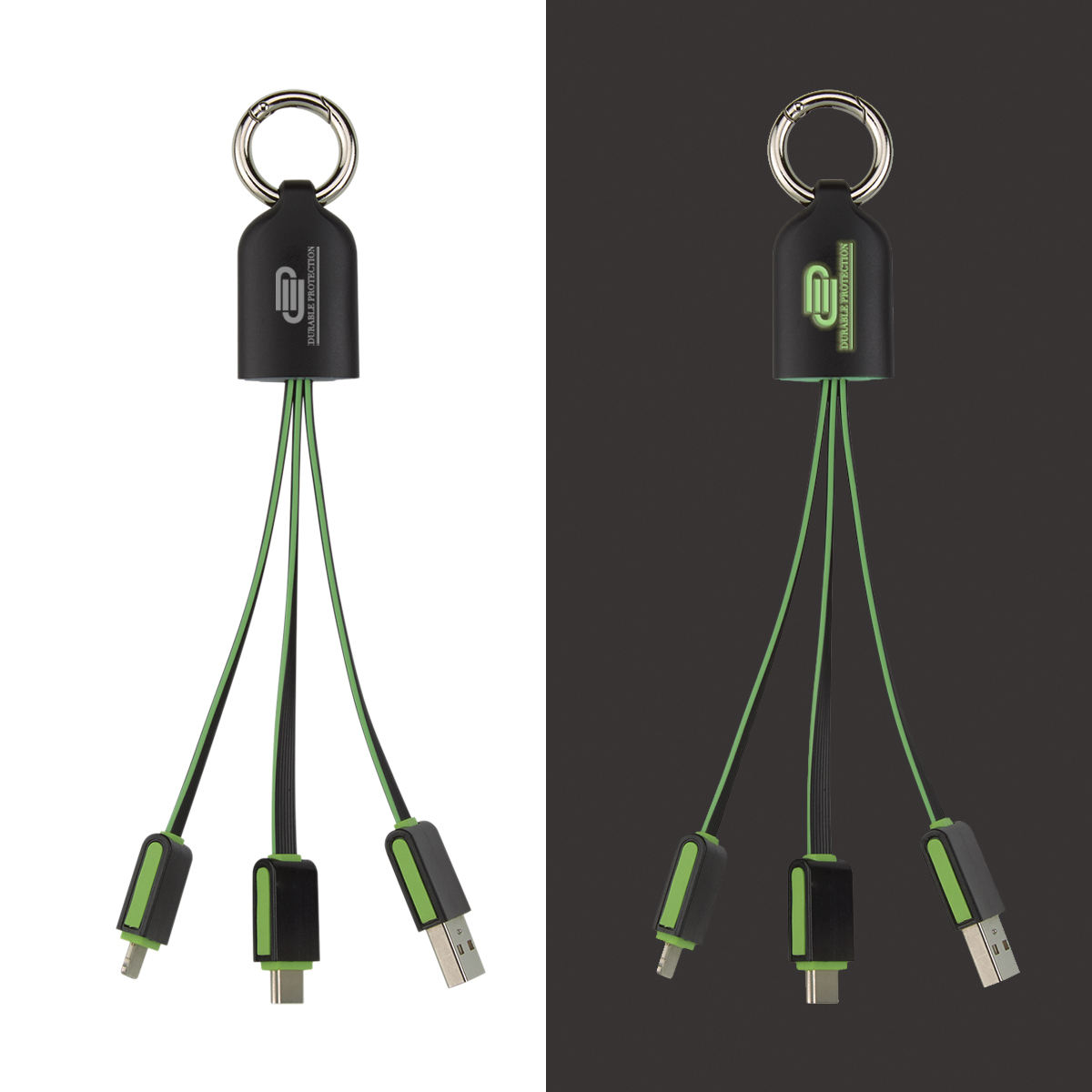 3-In-1 Light Up Charging Cables 3