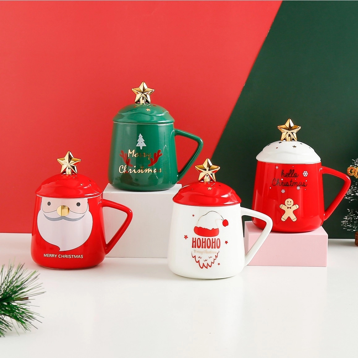 Merry Christmas Santa Clause Cups Mug 3