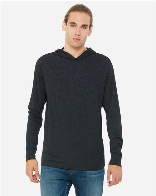 Unisex Jersey Hooded Long Sleeve Tee - 3512 5