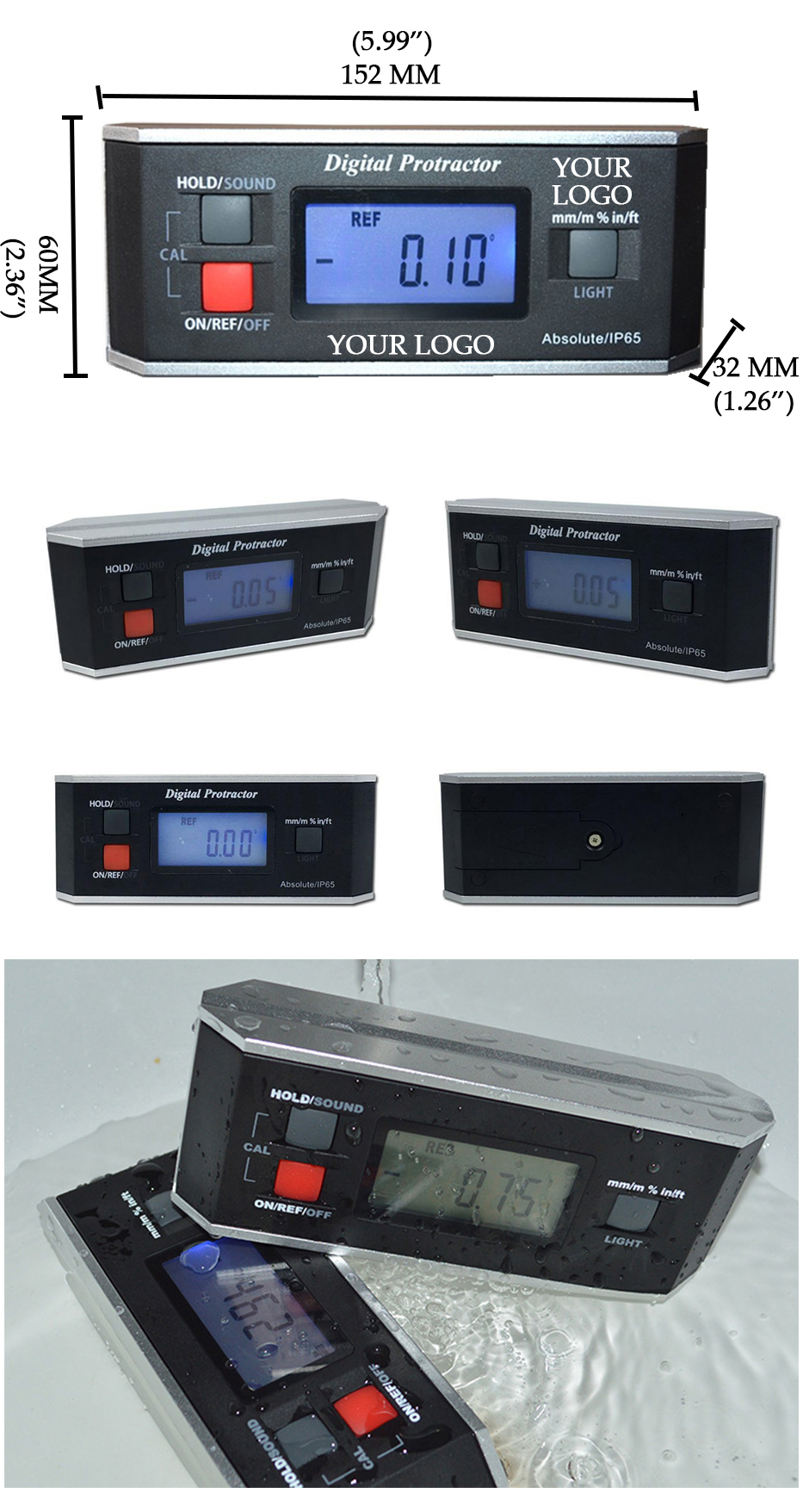 Digital Angle Finder Magnetic 2